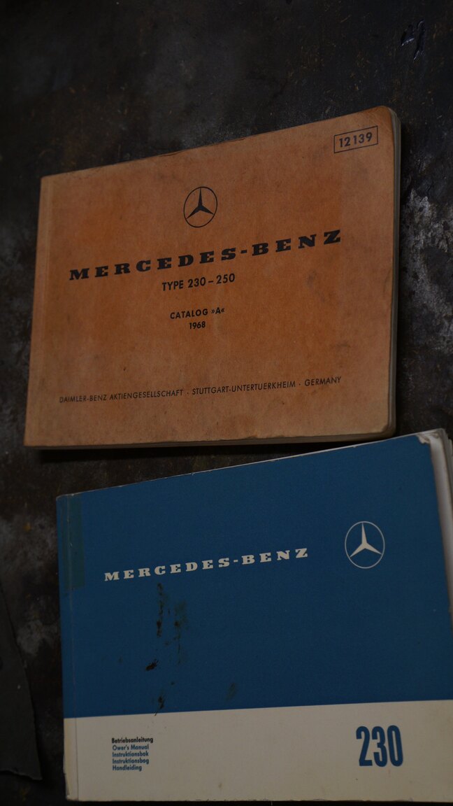 Documentation for 1966 Mercedes-Benz 230 S