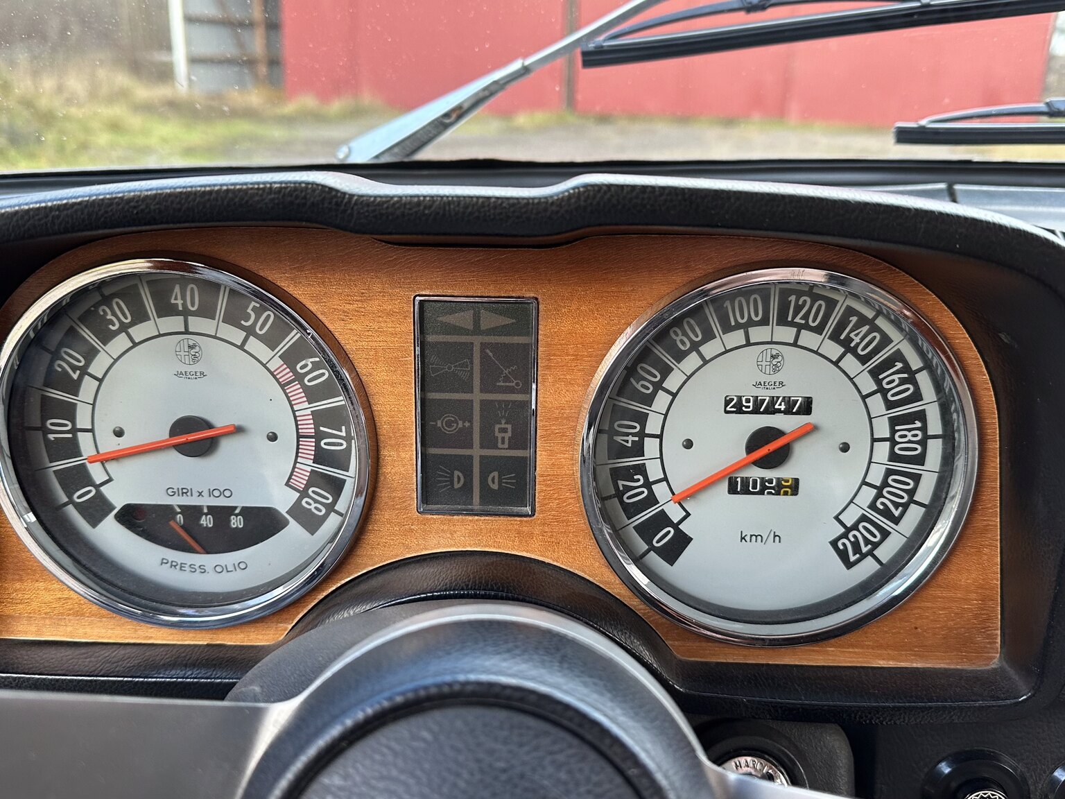 Interiörbild 1973 Alfa Romeo Berlina 2000