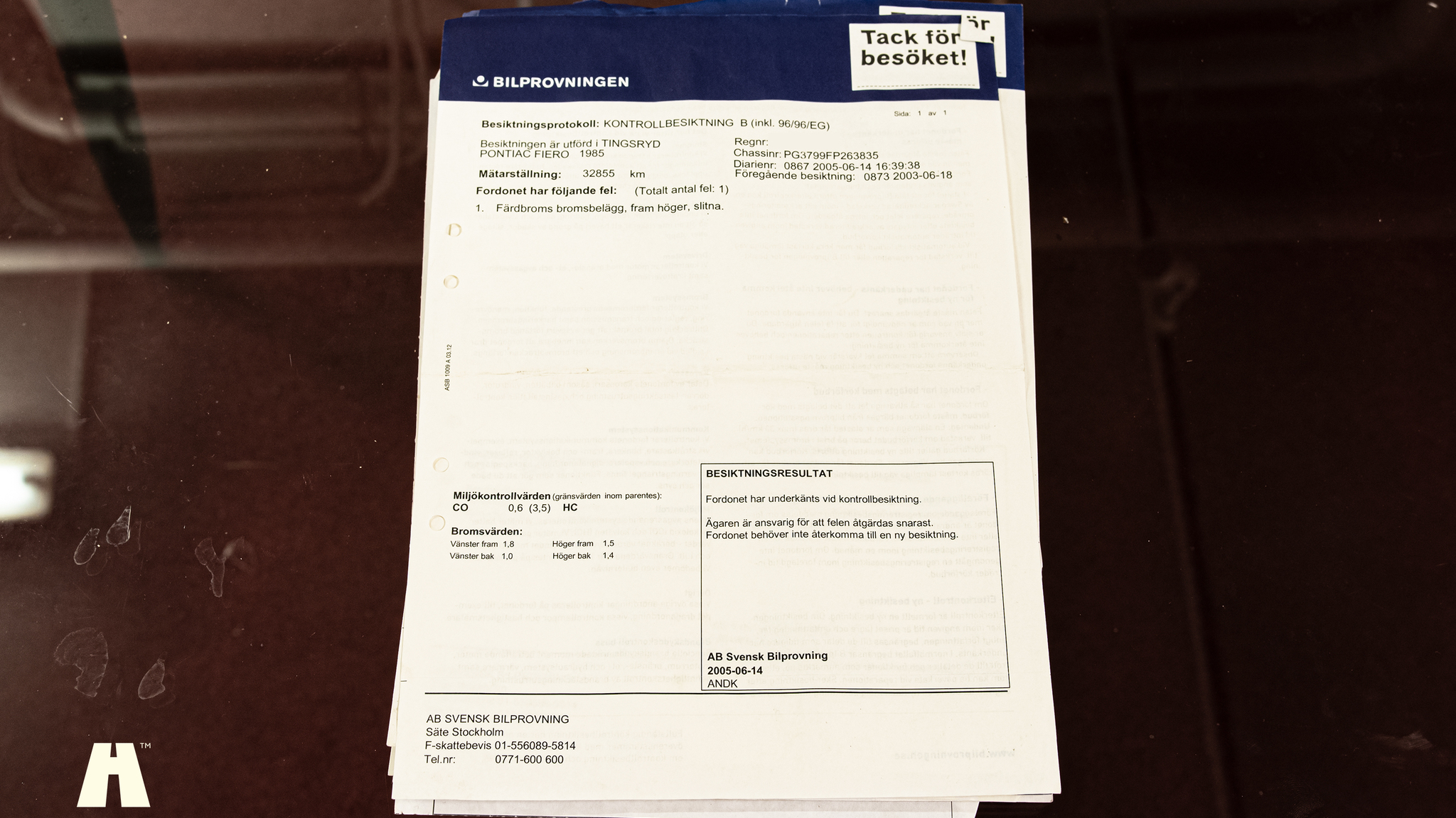 Dokumentation, 1985 Pontiac Fiero GT (27)