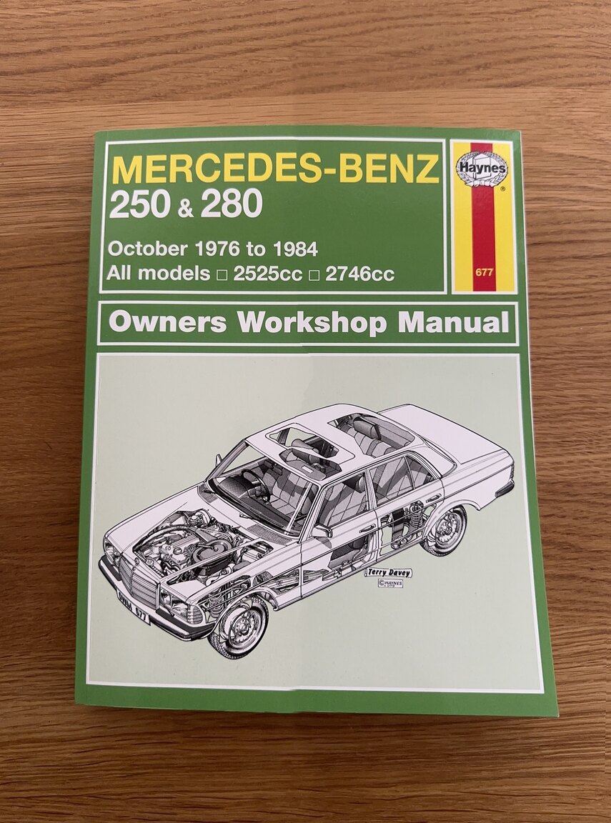 Dokumentation för 1977 Mercedes-Benz 280 CE