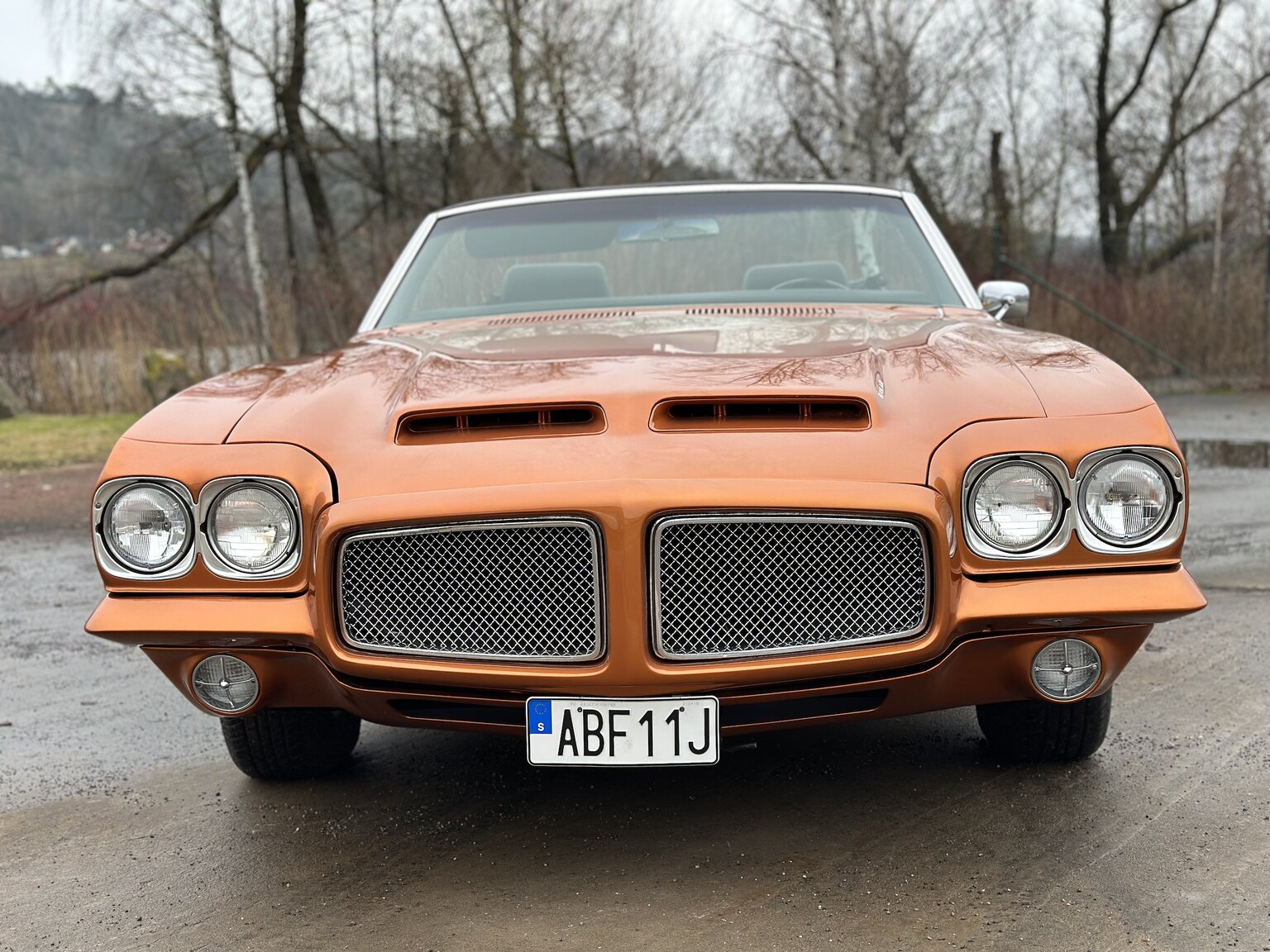 Exteriörbild på 1971 Pontiac GTO 455 HO Convertible 