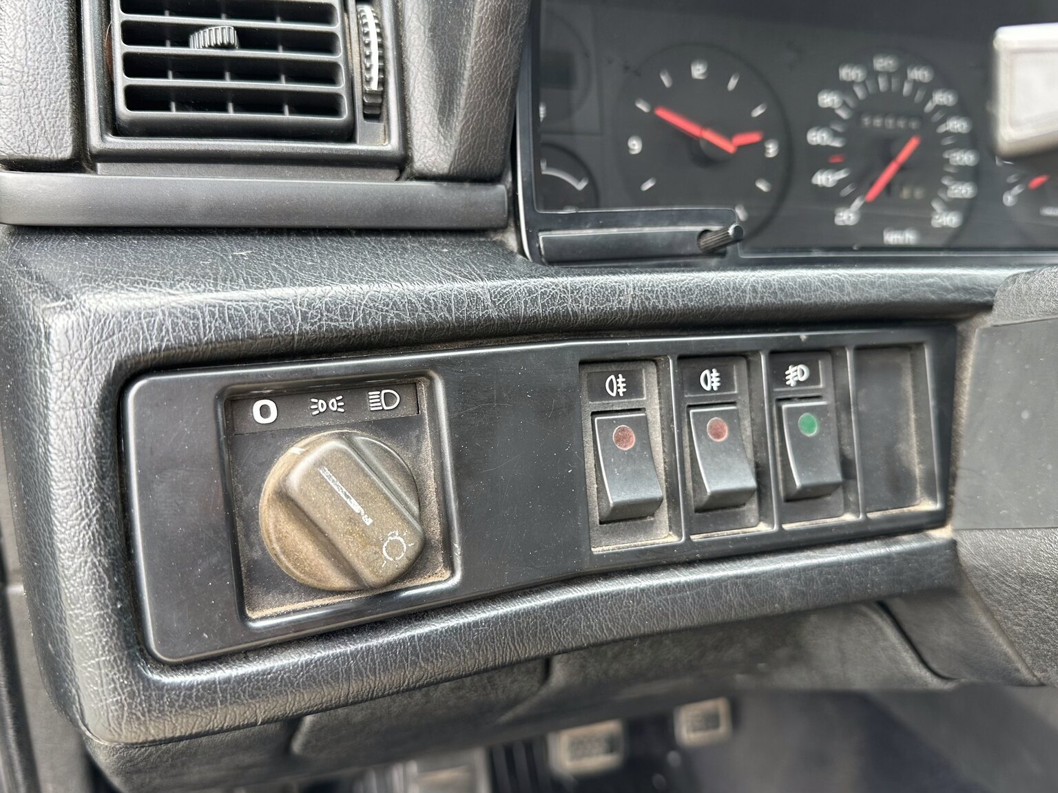 Interiörbild 1988 Volvo 740 Turbo