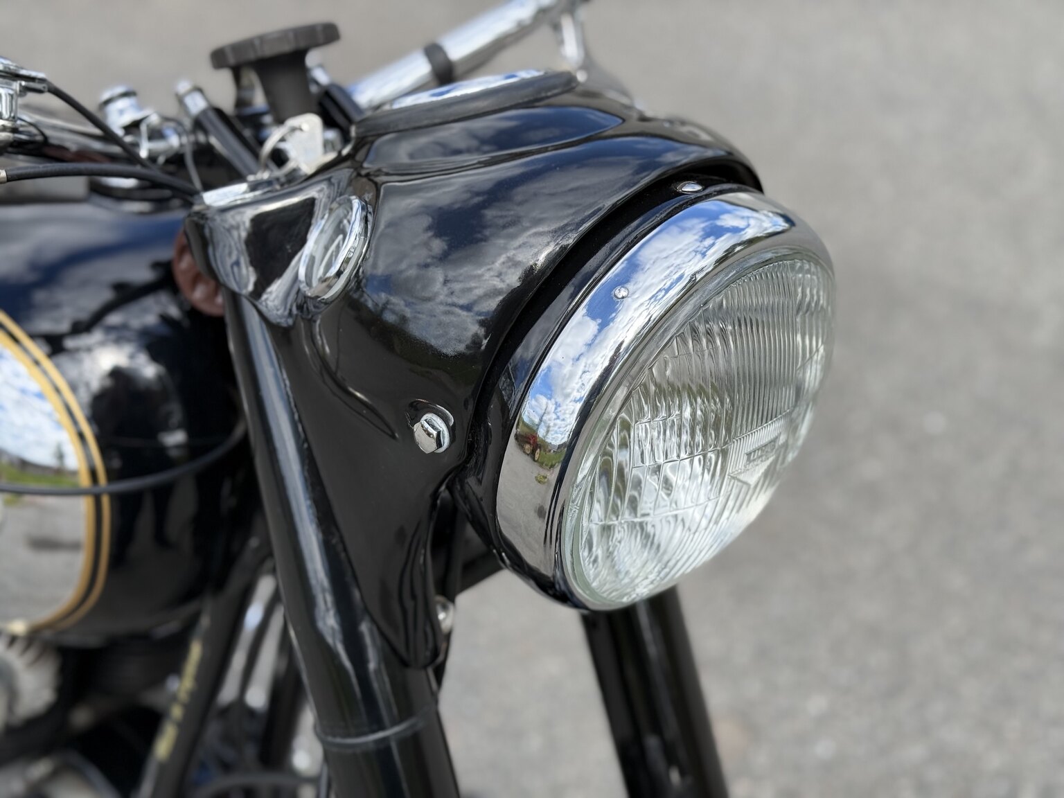 Exterior image of 1956 BSA 650 Golden Flash