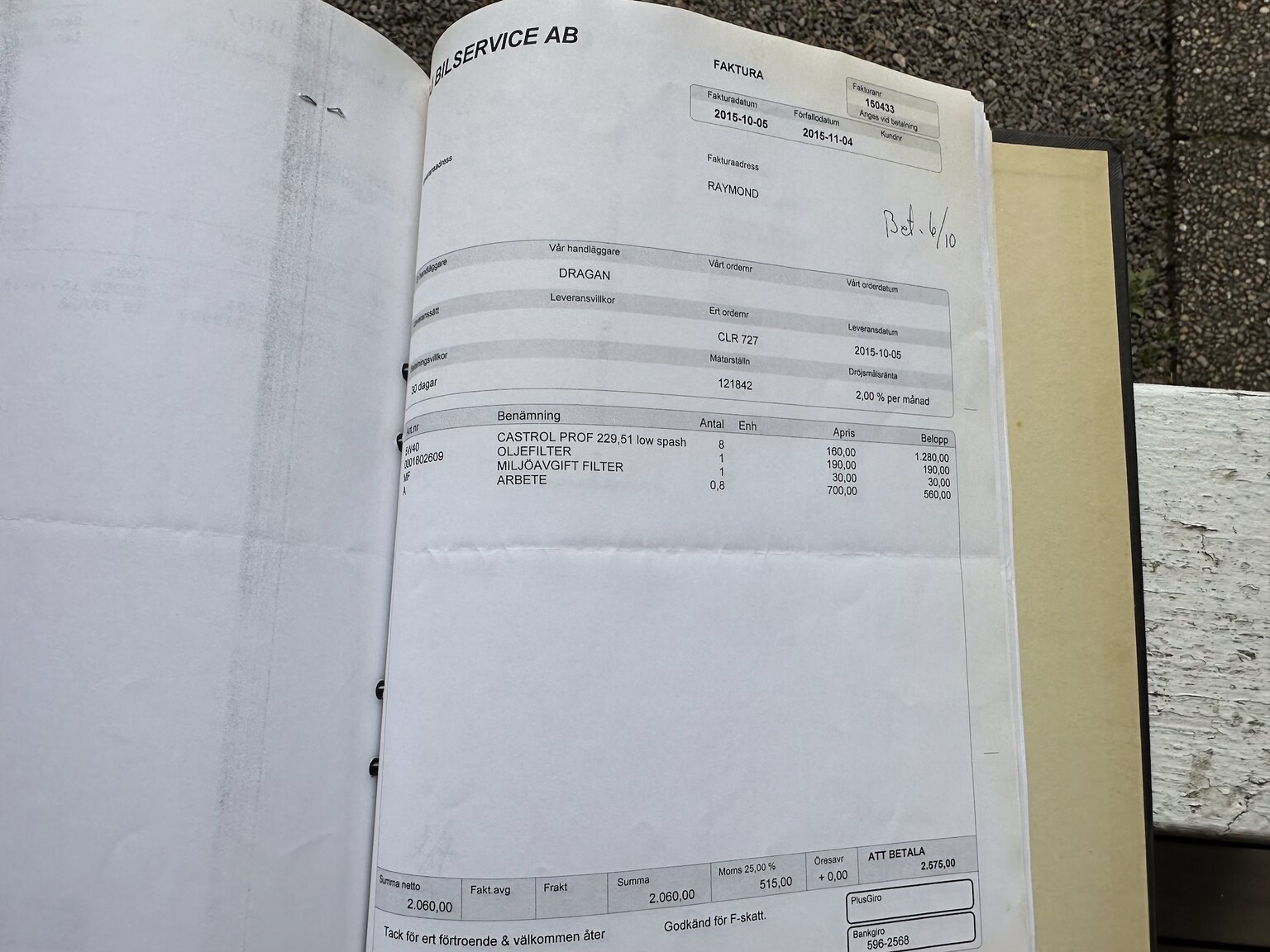 Dokumentation för 2003 Mercedes CLK 500