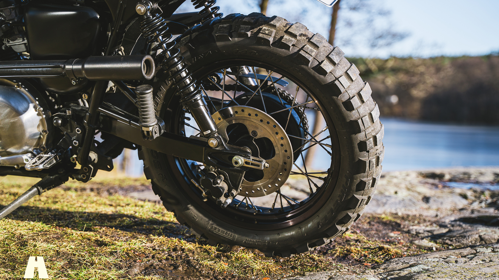 Aussenfoto 2010 Triumph Bonneville T100 "Scrambler"