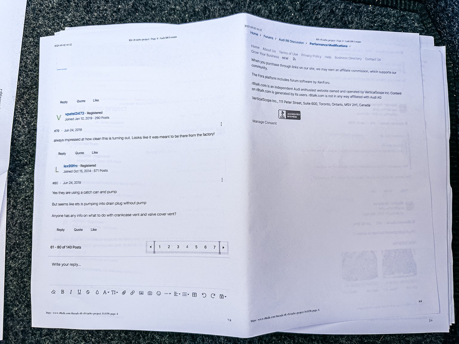 Documentation for 2008 Audi R8 4.2 V8 Turbo Manuell