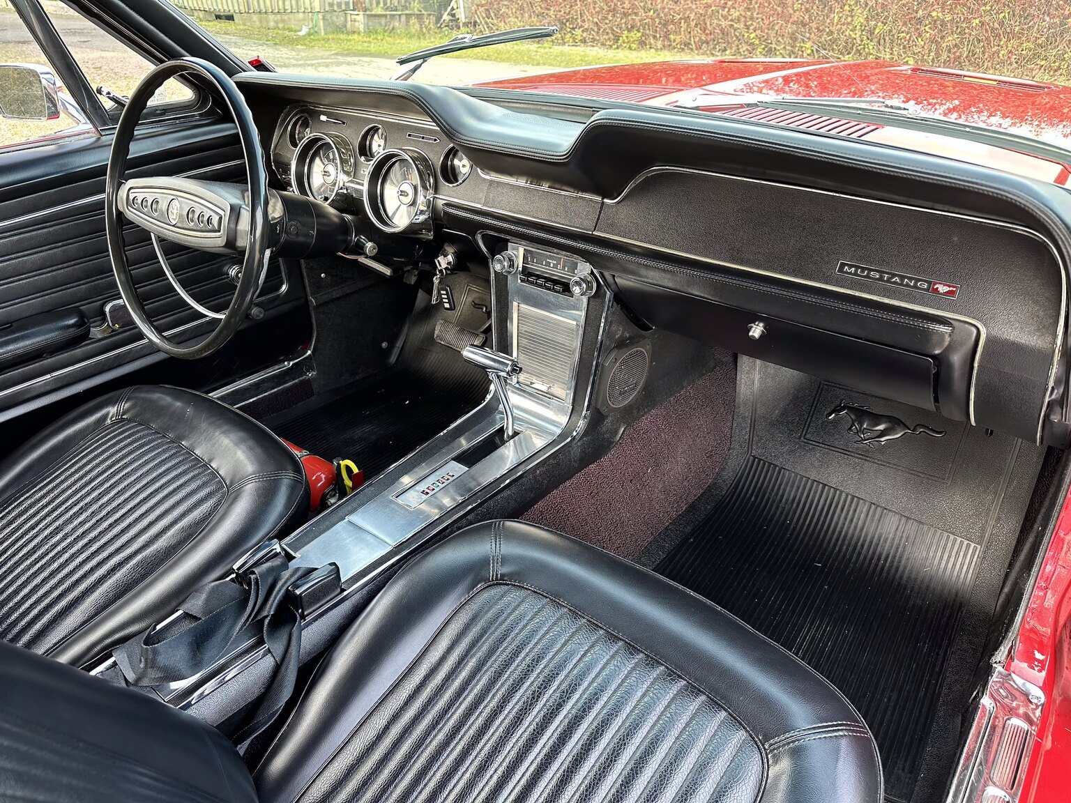 Interiörbild 1968 Ford Mustang Hardtop 3.3
