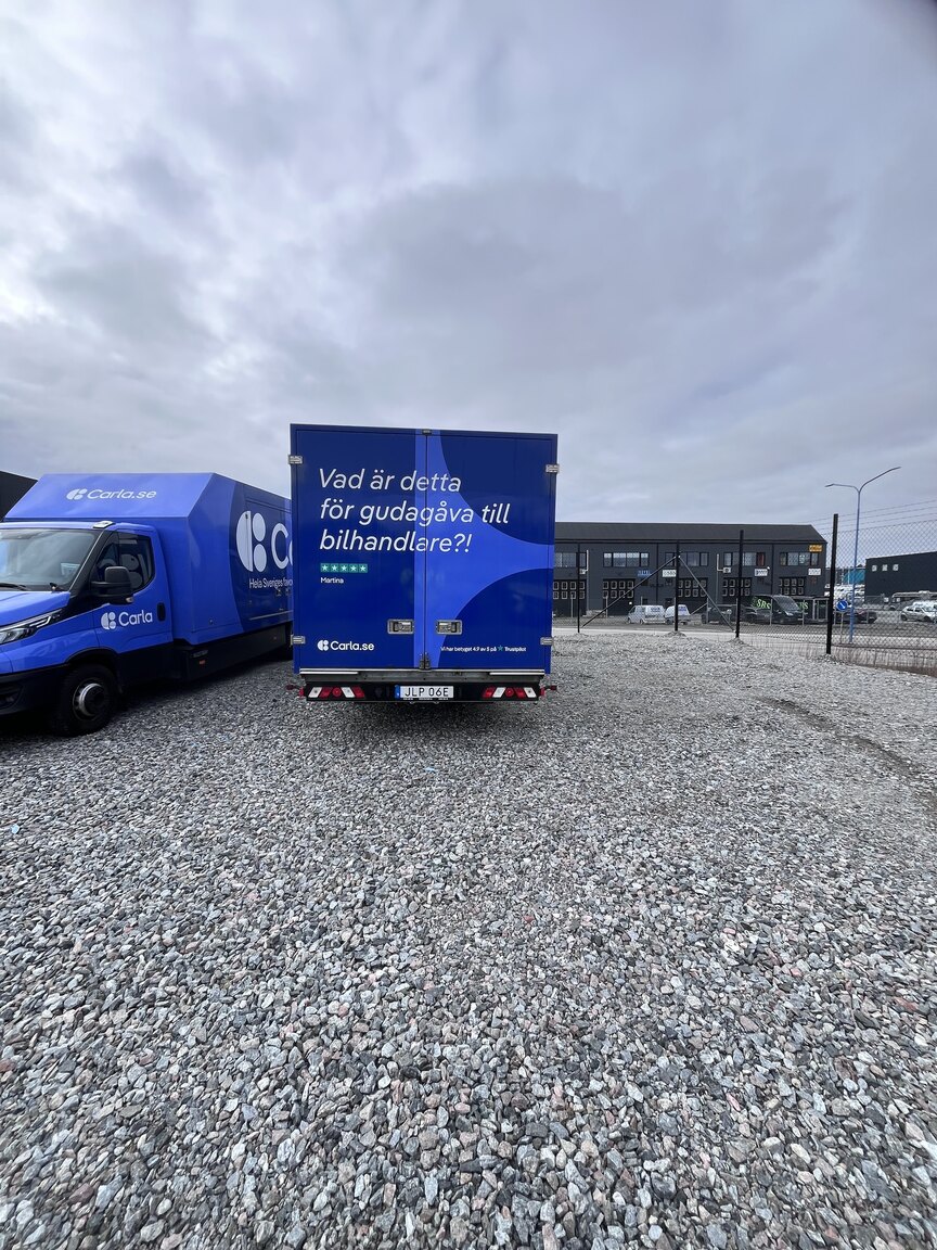 Exterior image of 2022 Ford Transit fordonstransport