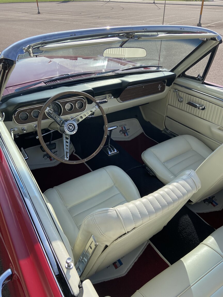 Interior image of 1966 Ford Mustang Convertible
