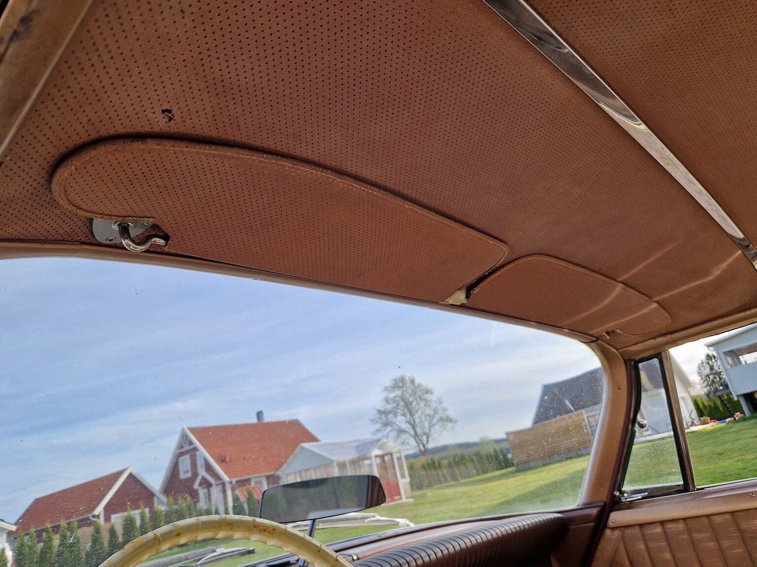 Interiörbild 1961 Chrysler Windsor Coupé