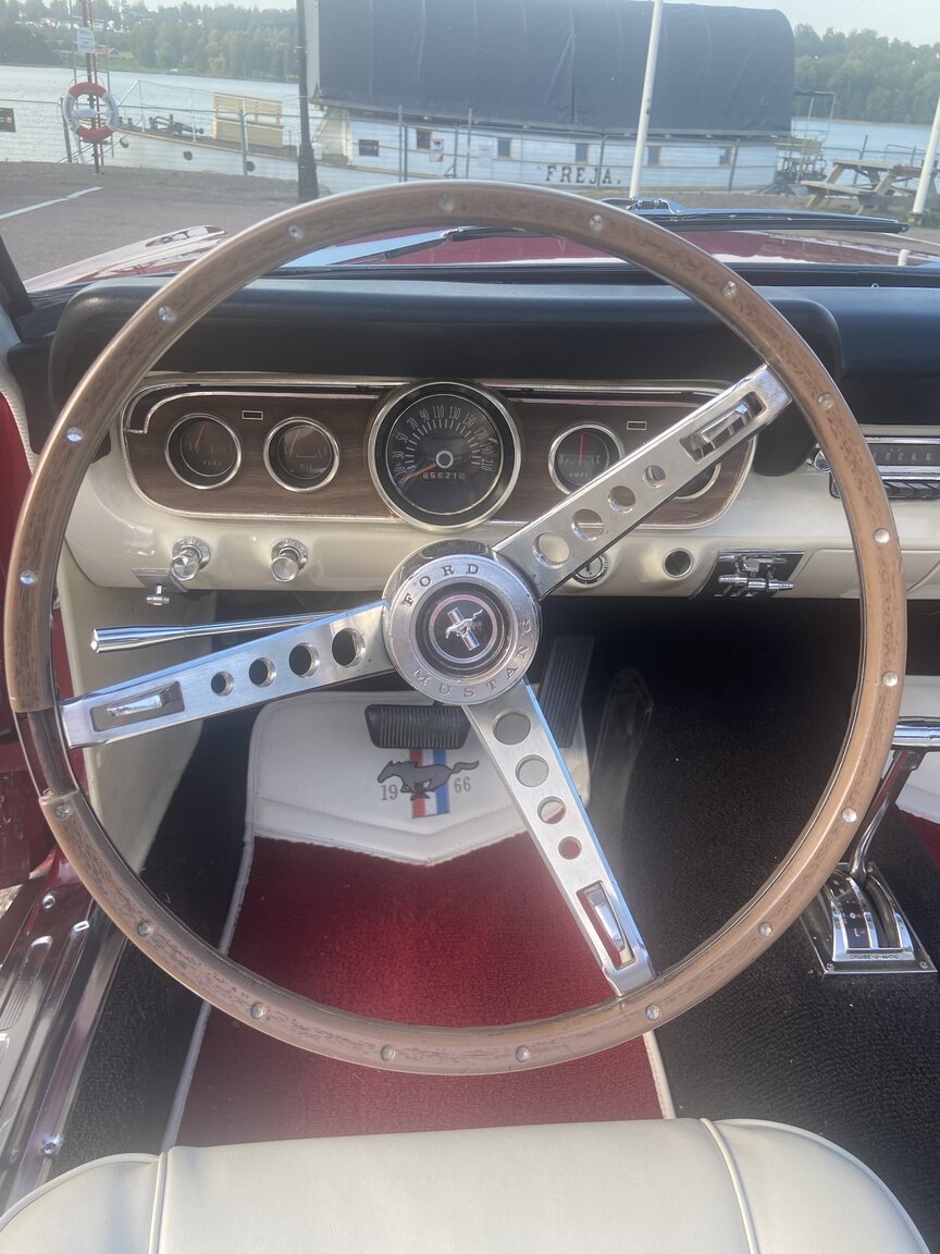 Interiörbild 1966 Ford Mustang Convertible