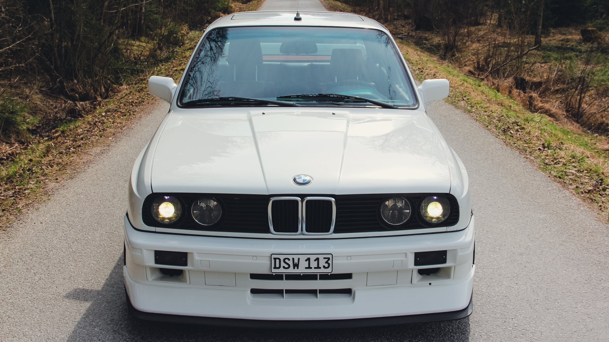 Exterior image of 1990 BMW E30 M3