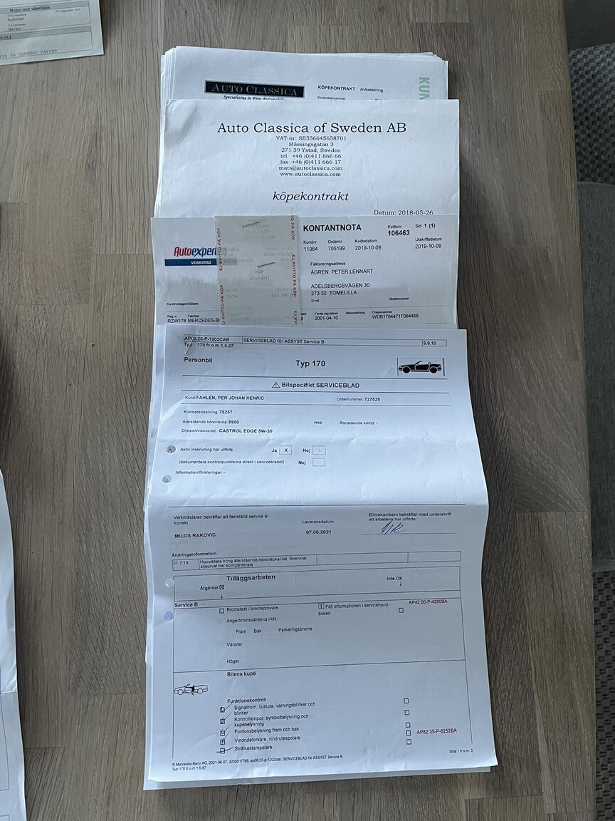 Documentation for 1998 1998 MERCEDES BENZ SLK 230 