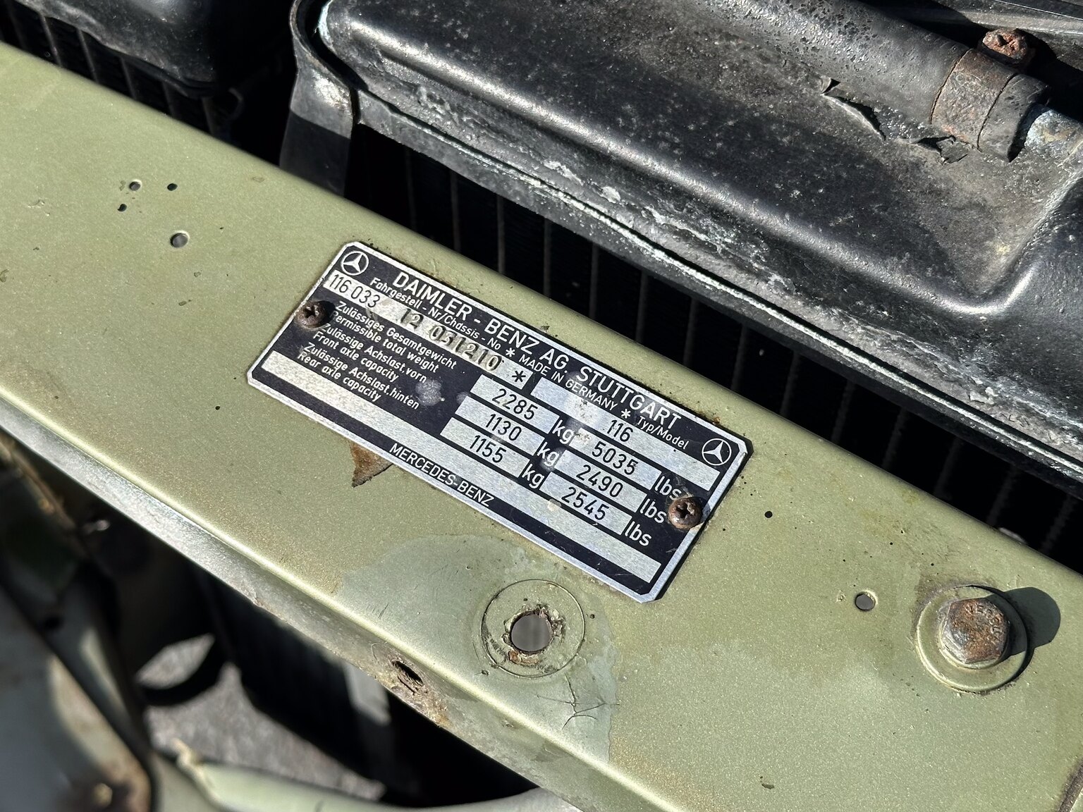 Image of 1975 Mercedes Benz 450 SEL mechanics (8)