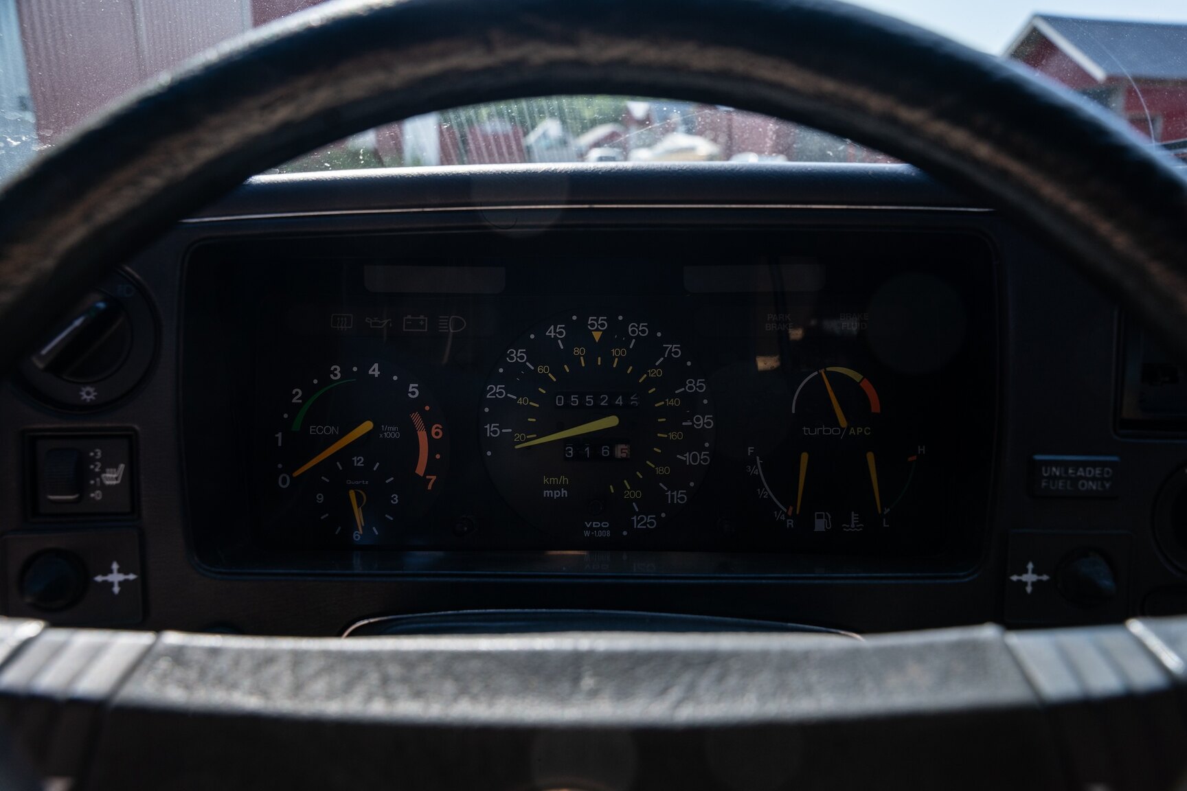 Innenraumfoto von 1988 Saab 900 Turbo Convertible