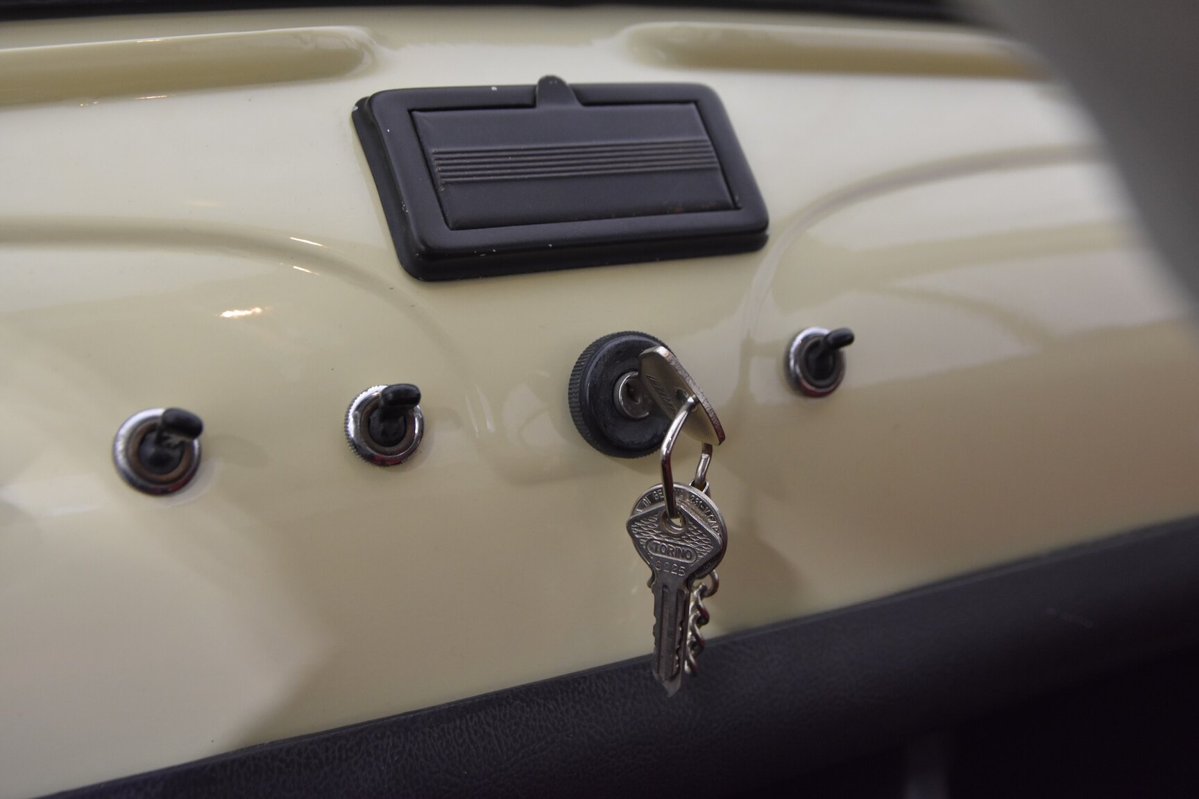 Interiörbild 1968 Fiat 500