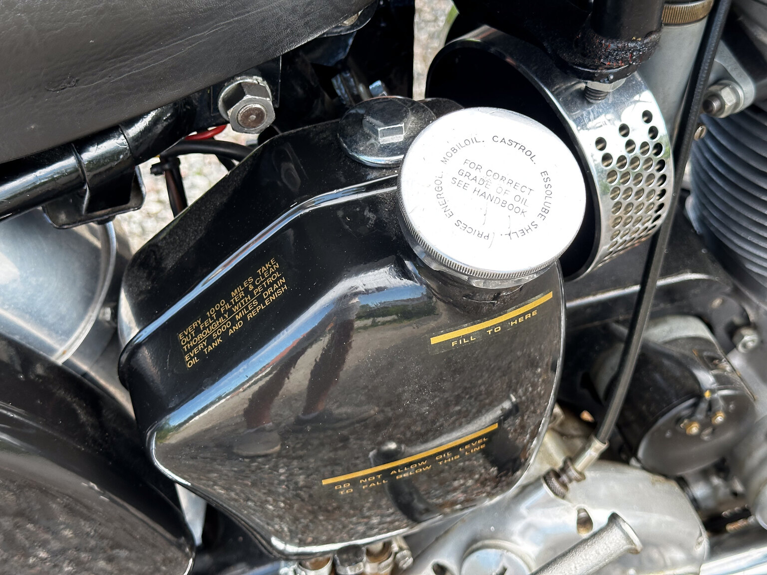 Image of 1952 AJS 16MS 350cc Matchless-replica mechanics