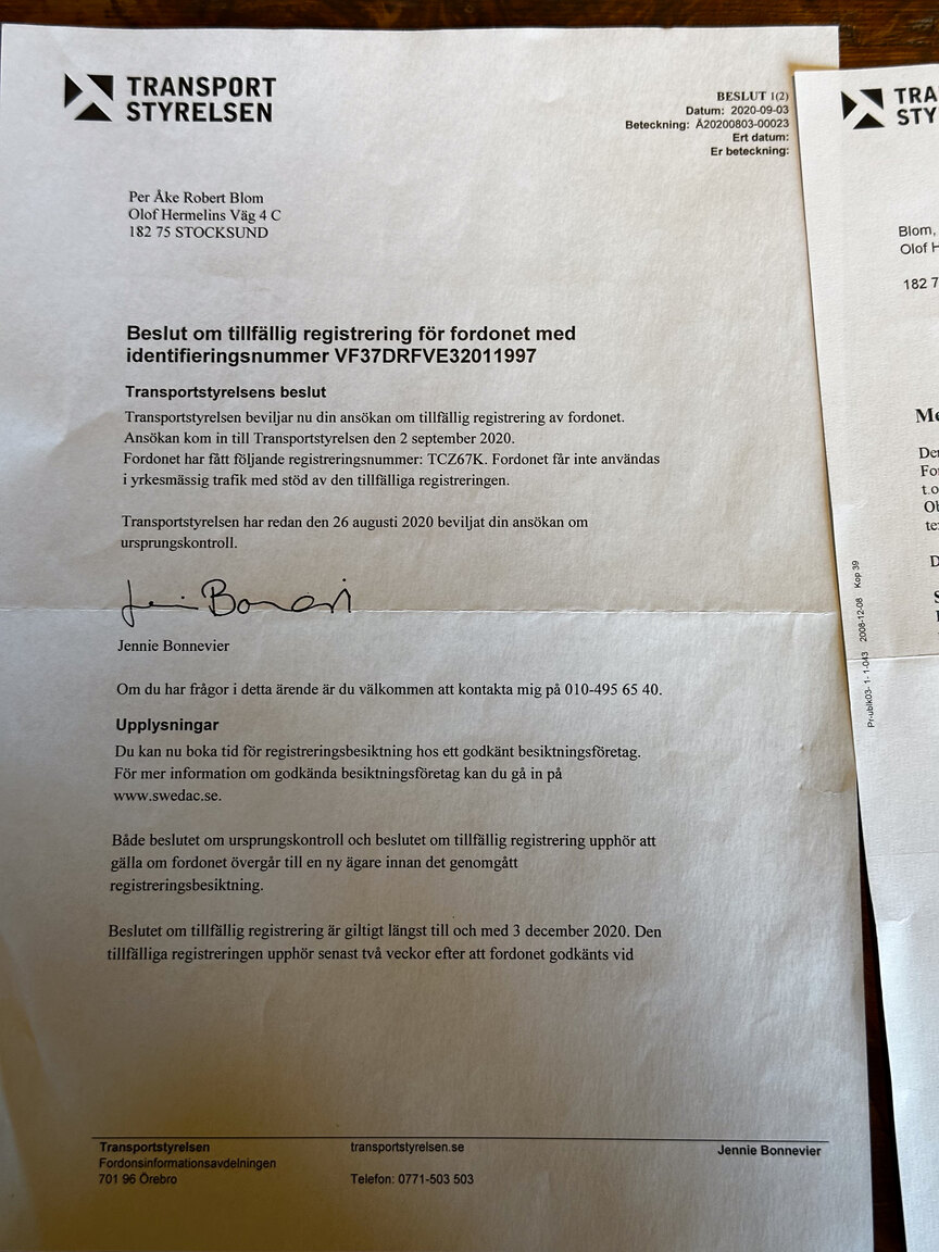 Dokumentation, 1997 Peugeot 306 Cabriolet