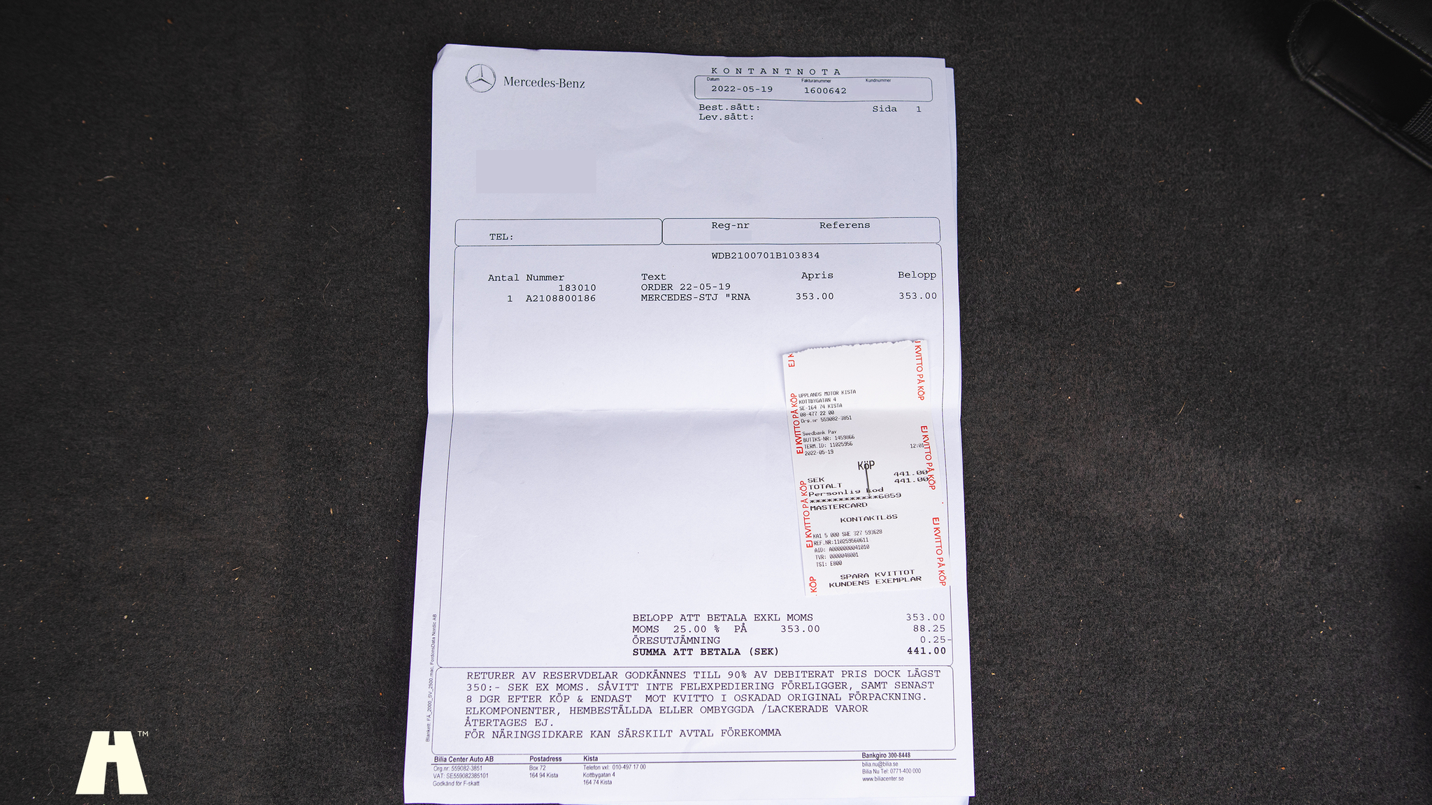 Dokumentation, 2000 Mercedes E430