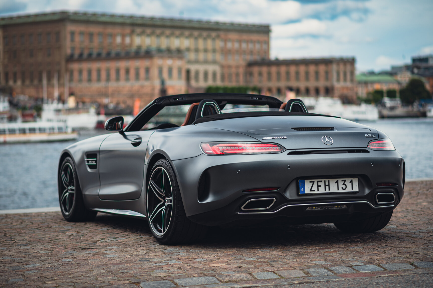 Exterior image of 2018 Mercedes-Benz AMG GT C