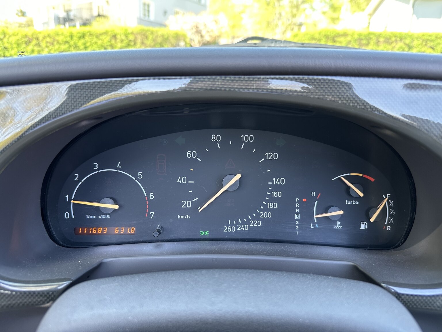 Interiörbild 2003 SAAB 9-3 Aero Turbo Cabriolet