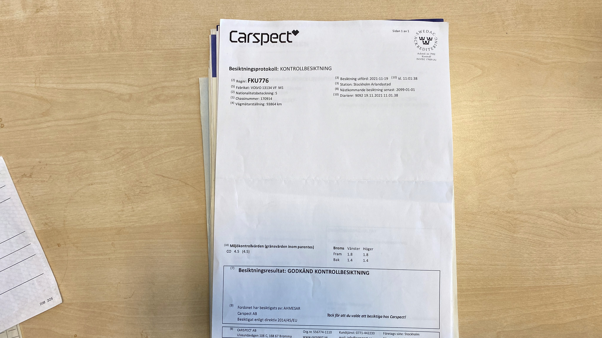 Dokumentation för 1966 Volvo Amazon (33)