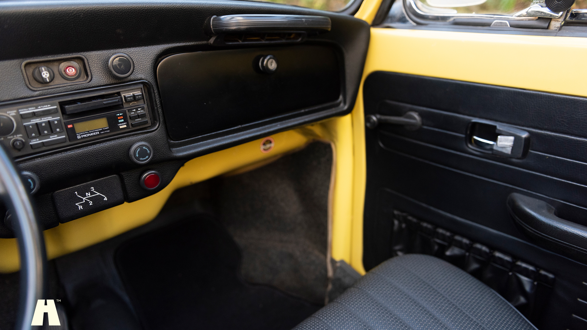 Interiörbild 1972 Volkswagen beetle cabriolet 1302 LS