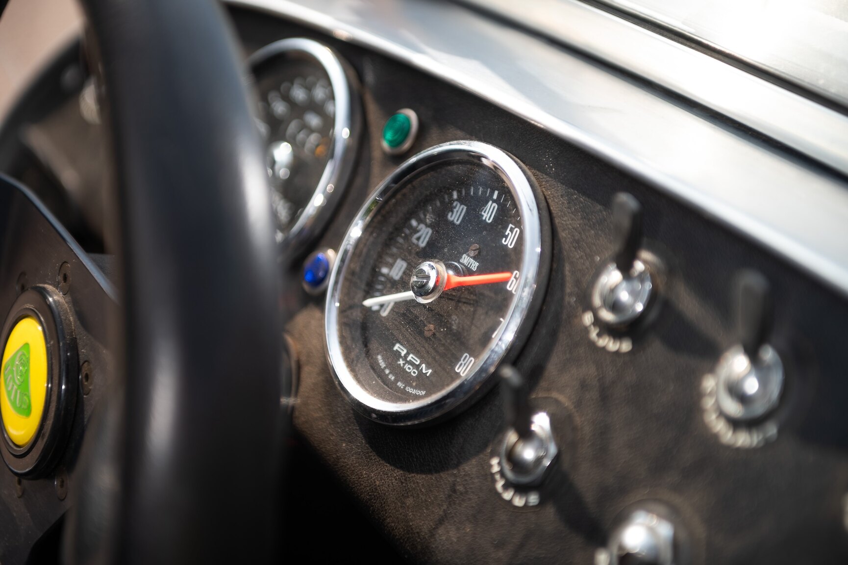 Interiörbild 1969 Lotus Super Seven