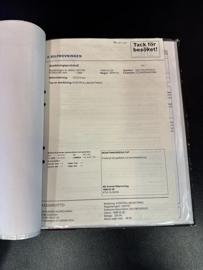 Dokumentation, 1989 Porsche 944 2.7 (12)