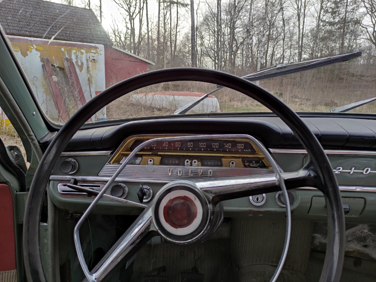 Innenraumfoto von 1960 Volvo P210 Duett