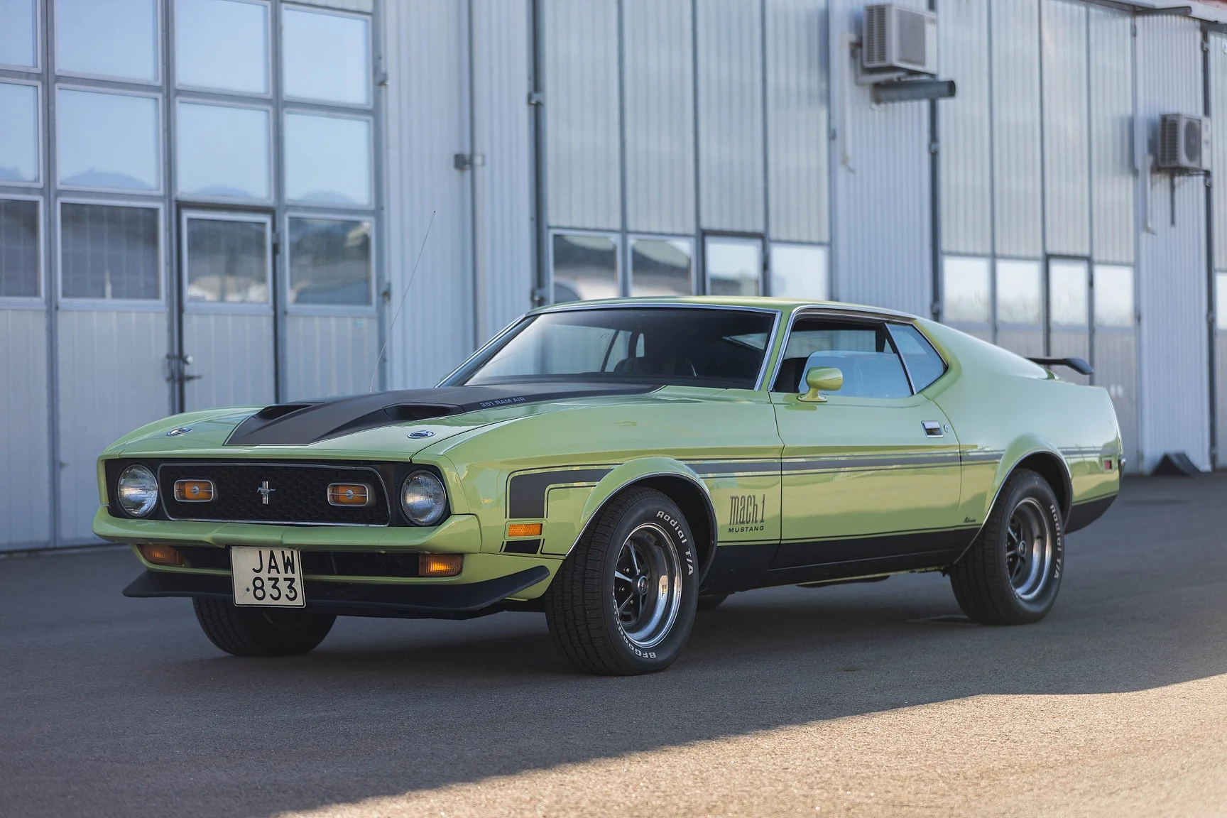Aussenfoto 1971 Ford Mustang Mach 1 351cui (3)