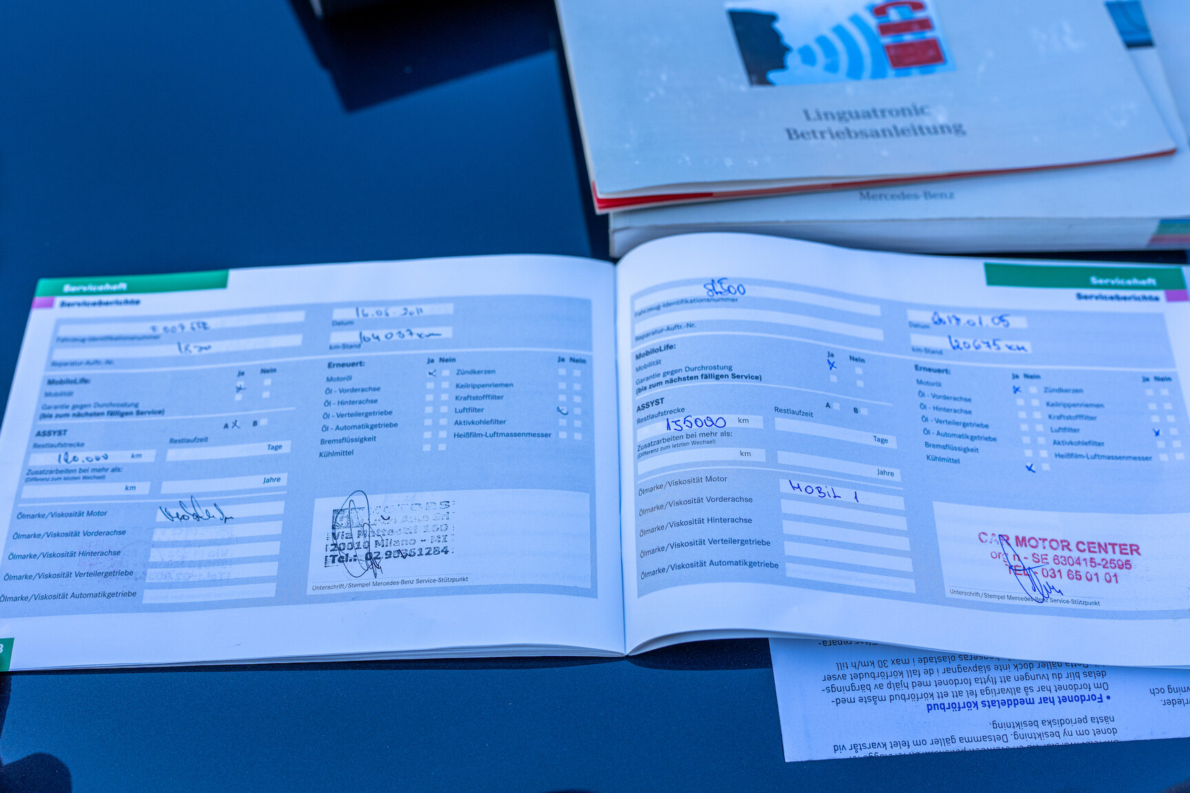 Documentation for 2002 Mercedes-Benz SL 500