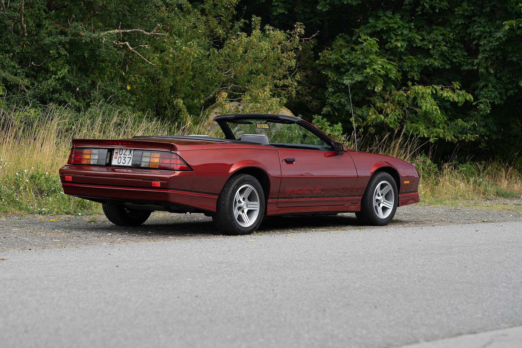 Exterior image of 1988 Chevrolet Camaro Z28 Iroc-Z Convertible