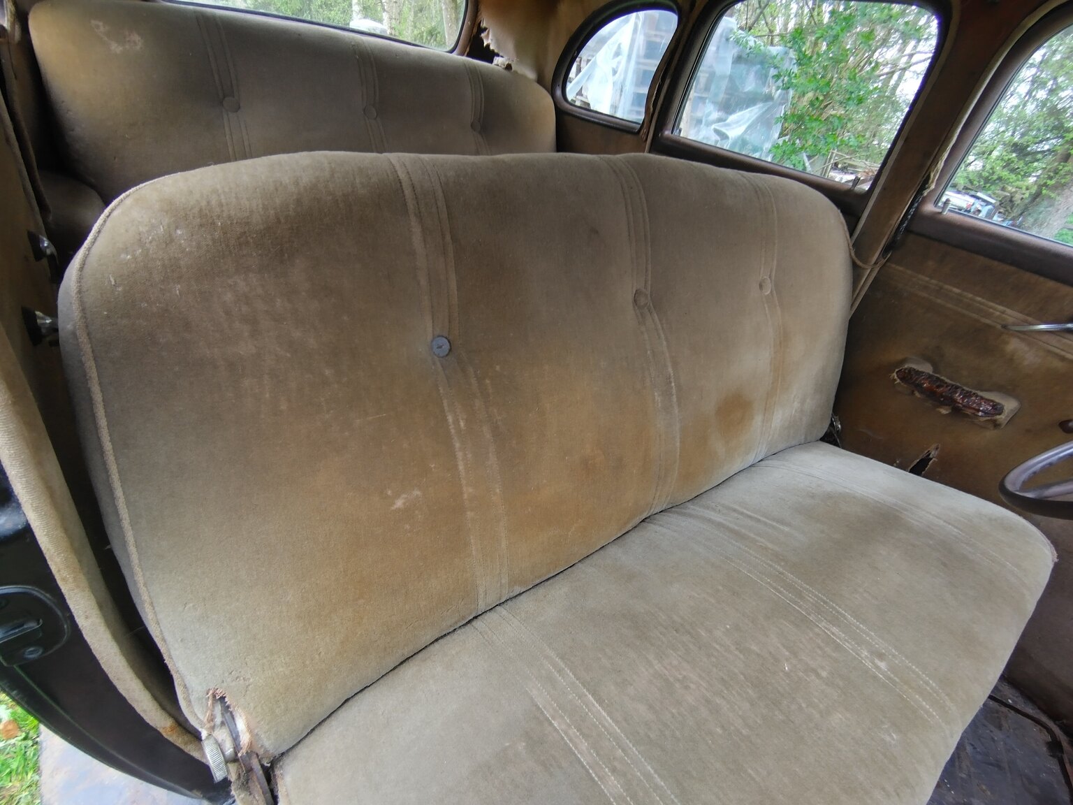 Interiörbild 1939 Chevrolet Master De Luxe Sedan Sport