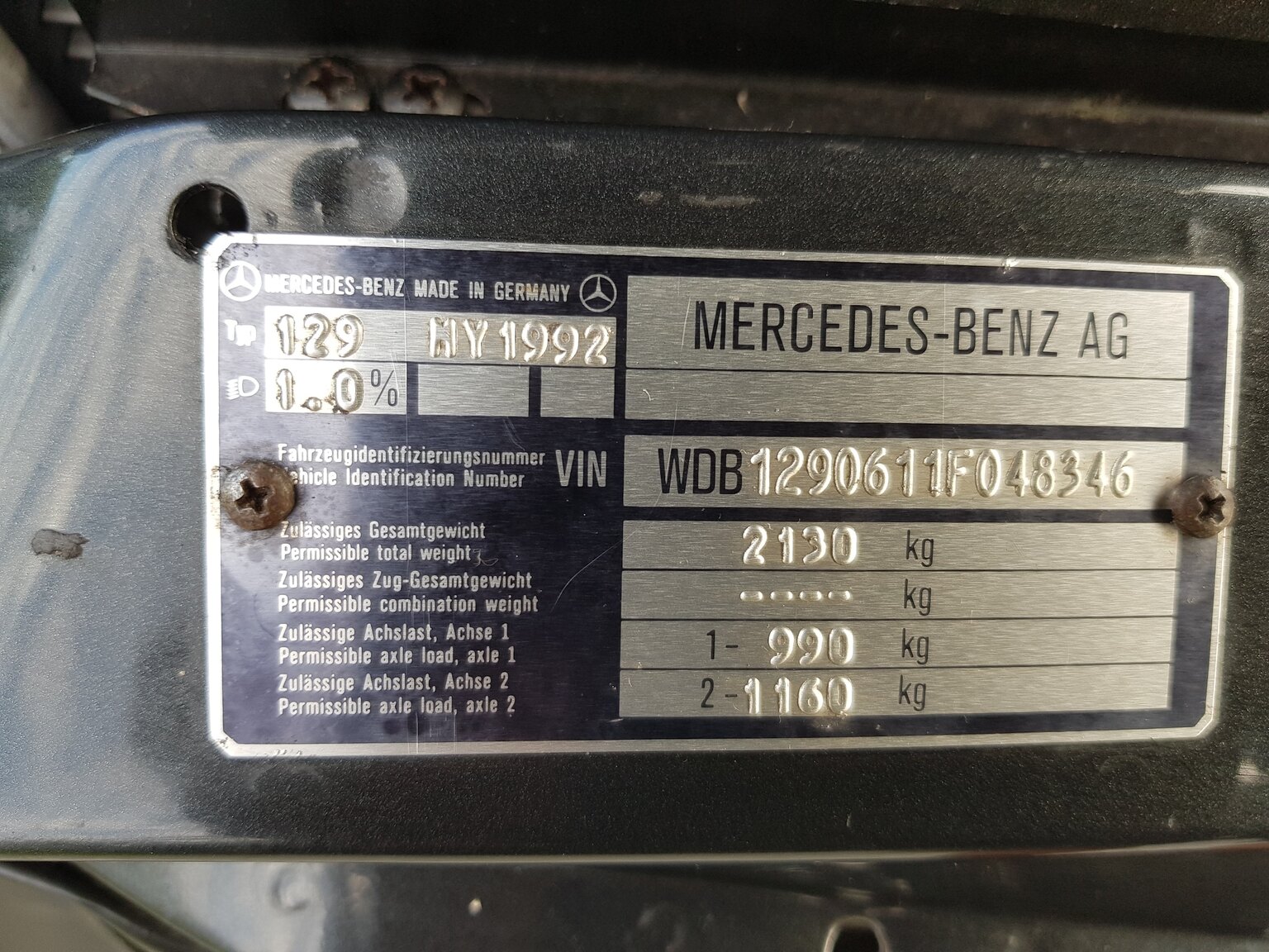 1992 Mercedes-Benz 300 SL-24, Mekanik