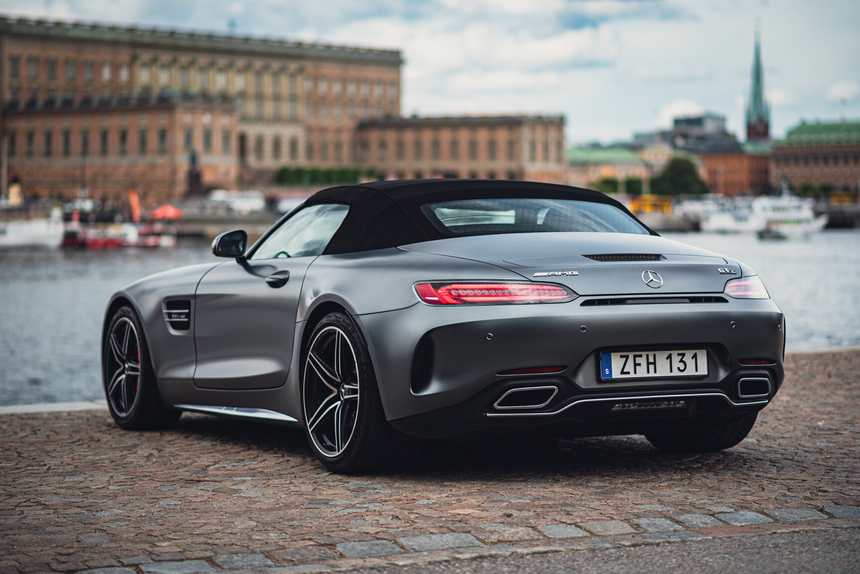 Exterior image of 2018 Mercedes-Benz AMG GT C