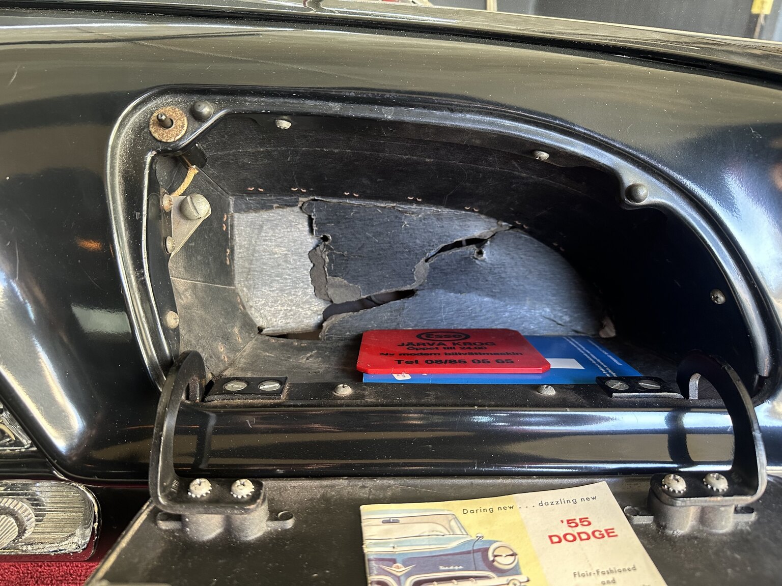 Interior image of 1955 Dodge Custom Royal Sedan HEMI