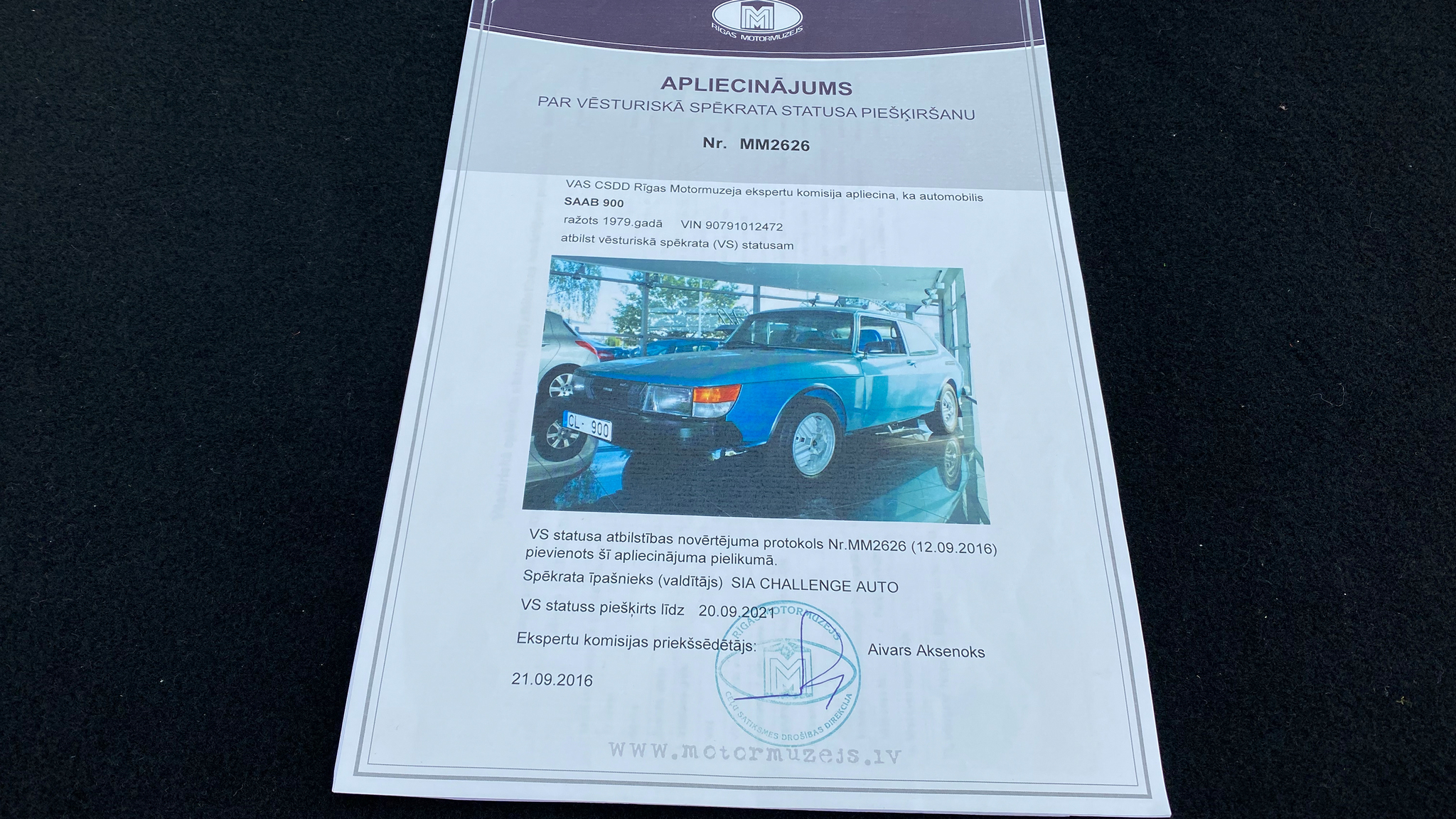 Dokumentation för 1979 Saab 900 Turbo (19)