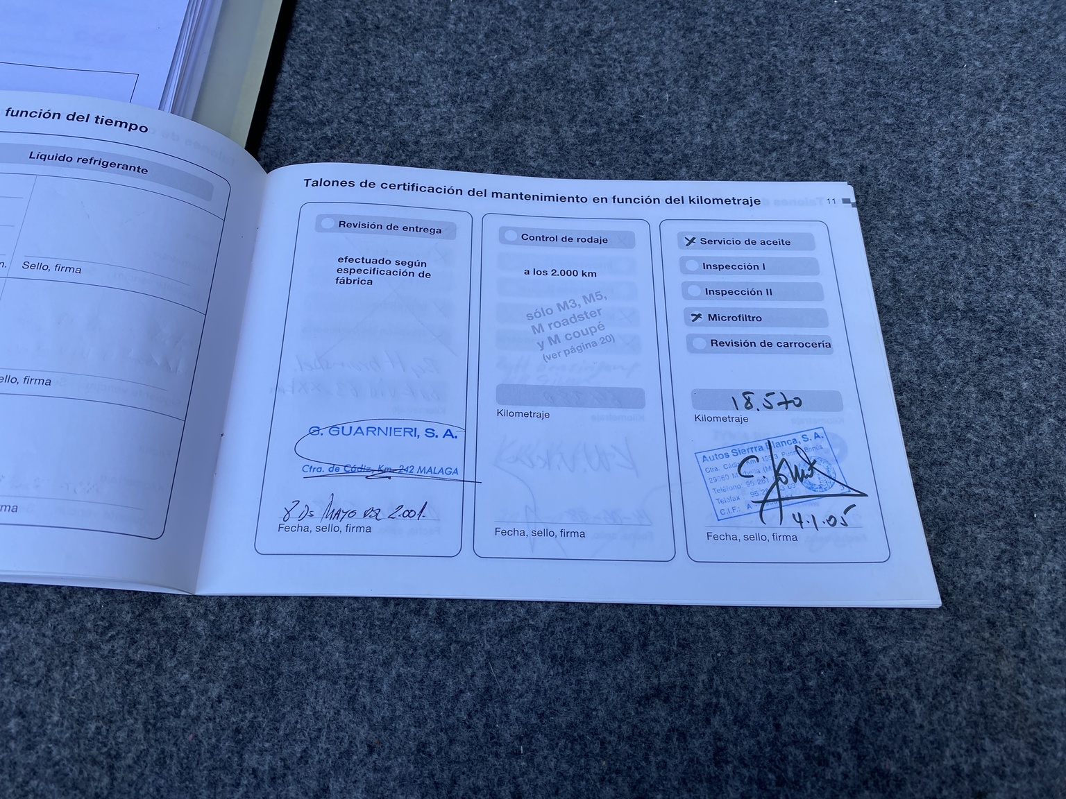 Dokumentation för 2001 BMW E46 325 Cabriolet (9)