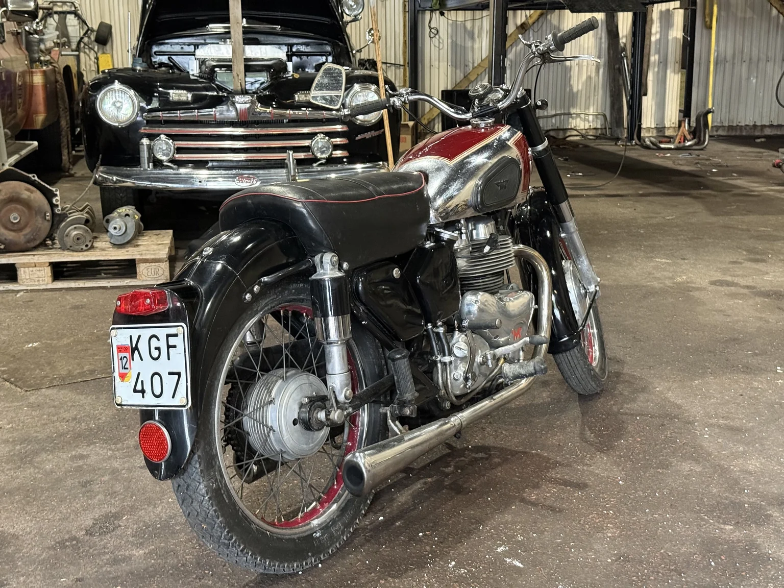 Aussenfoto 1955 Matchless G 9 (9)