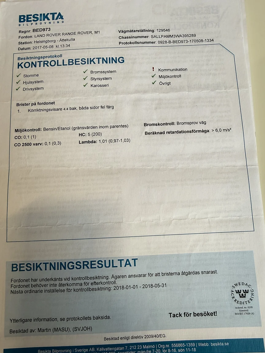 Dokumentation, 1998 Land Rover Range Rover P38 (16)