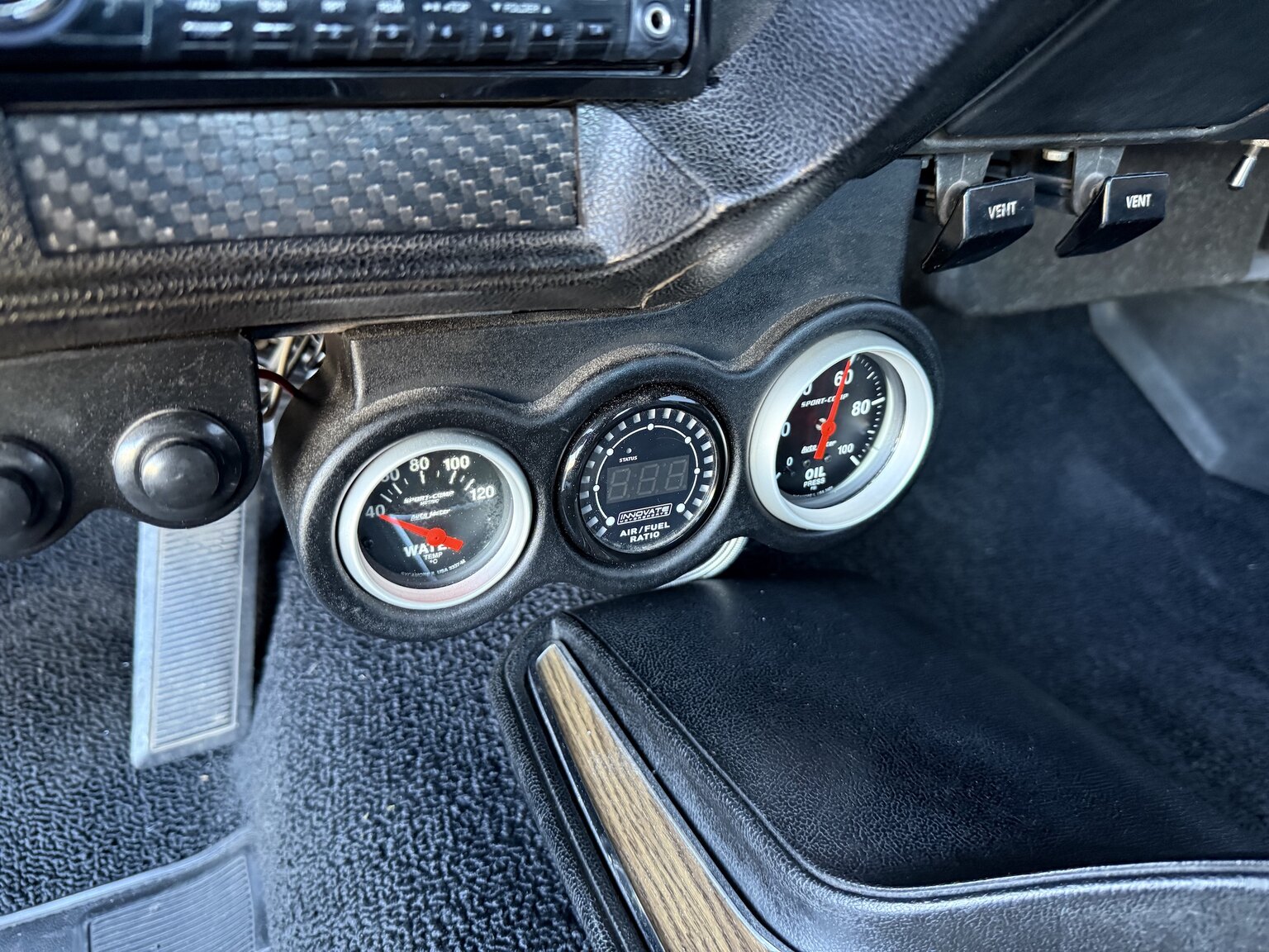 Interiörbild 1970 Dodge Challenger T/A 440 cui