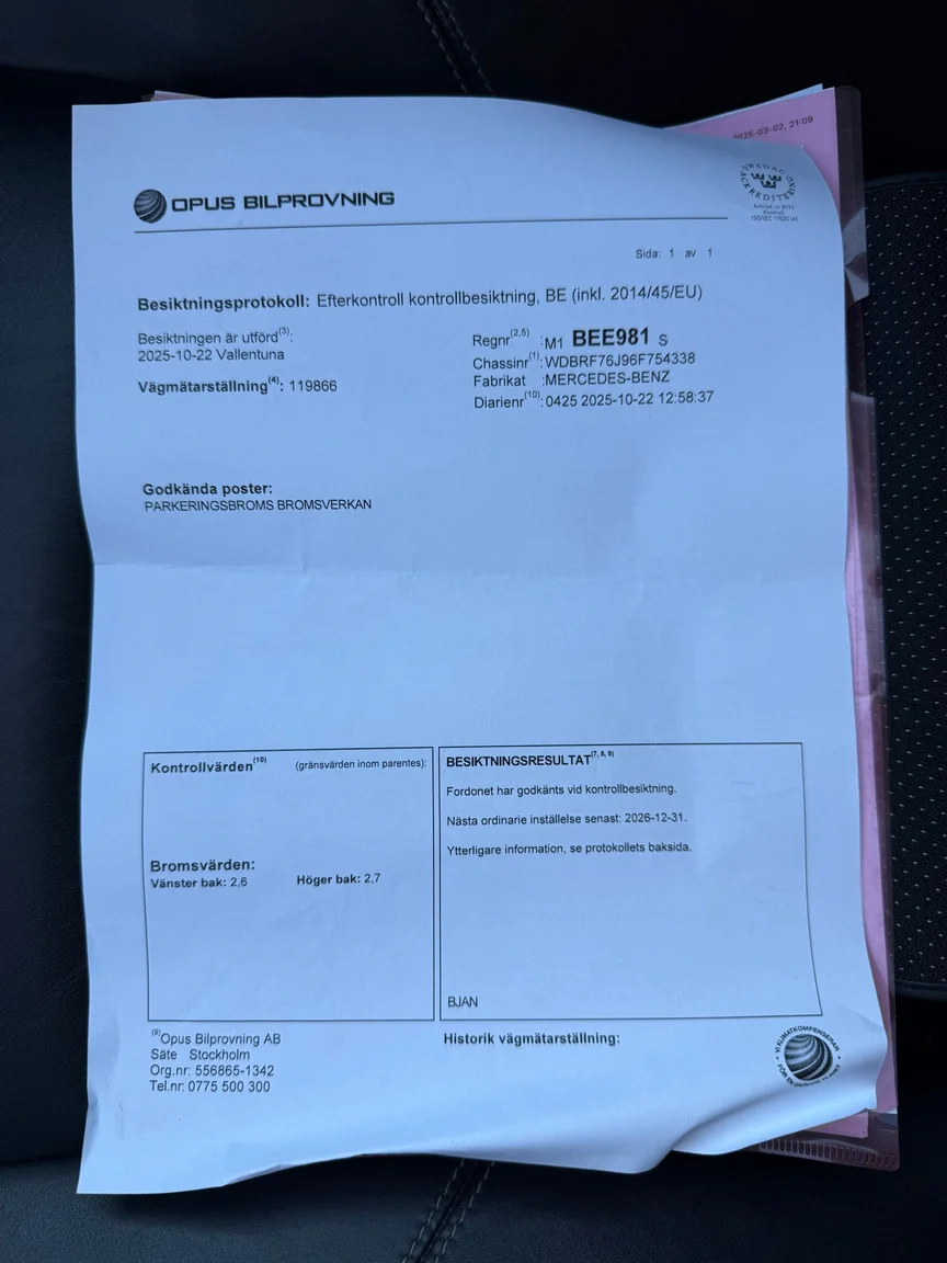 Documentation for 2006 Mercedes-Benz C 55 AMG (1)