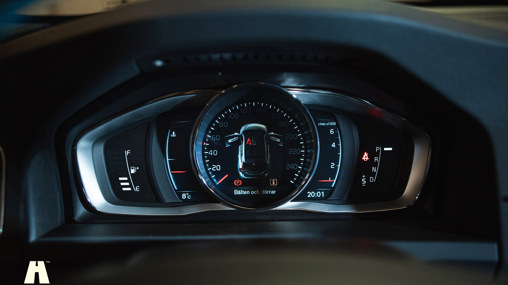 Interiörbild 2017 Volvo V60 Polestar T6