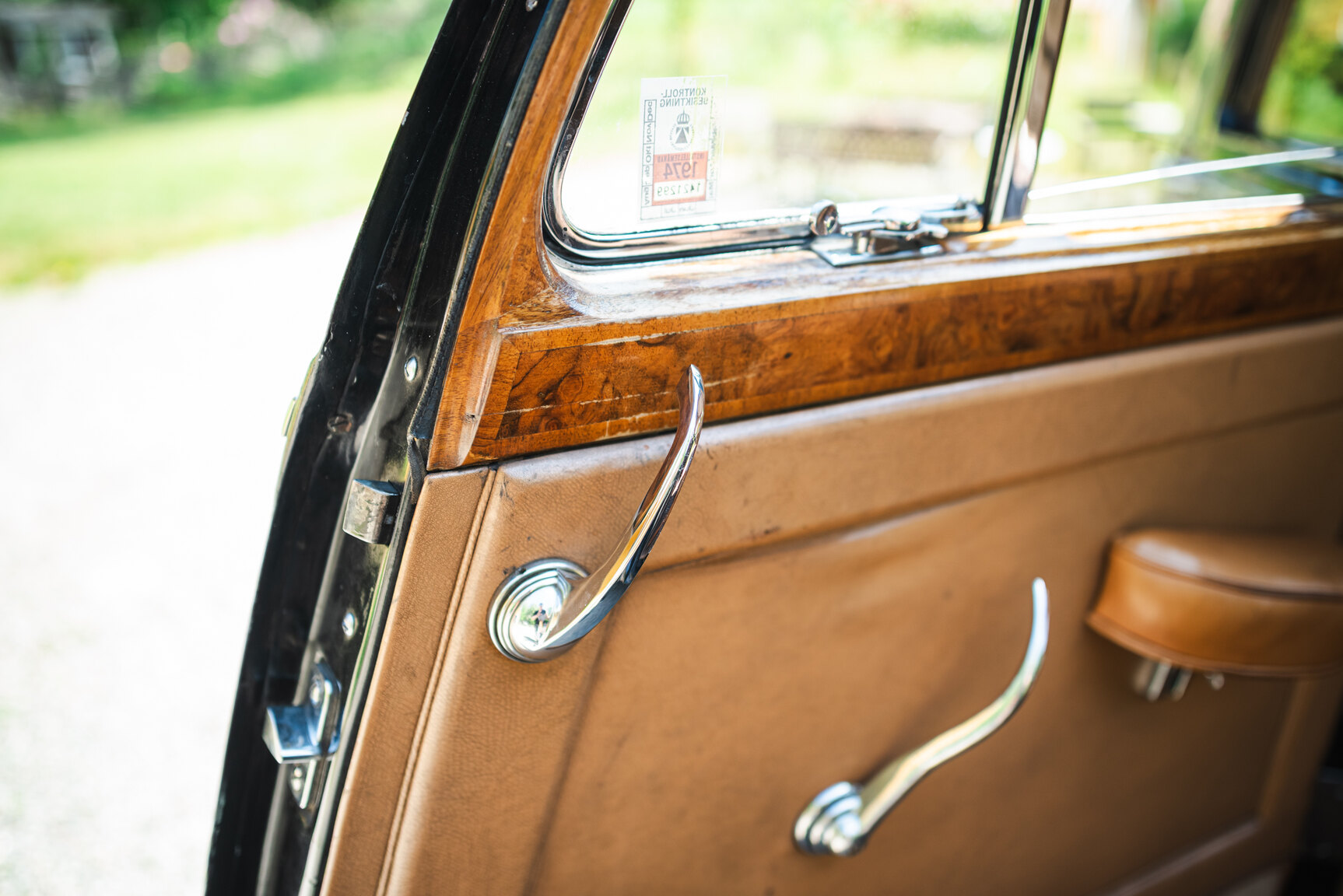 Interiörbild 1950 Bentley 4 1/4 Litre