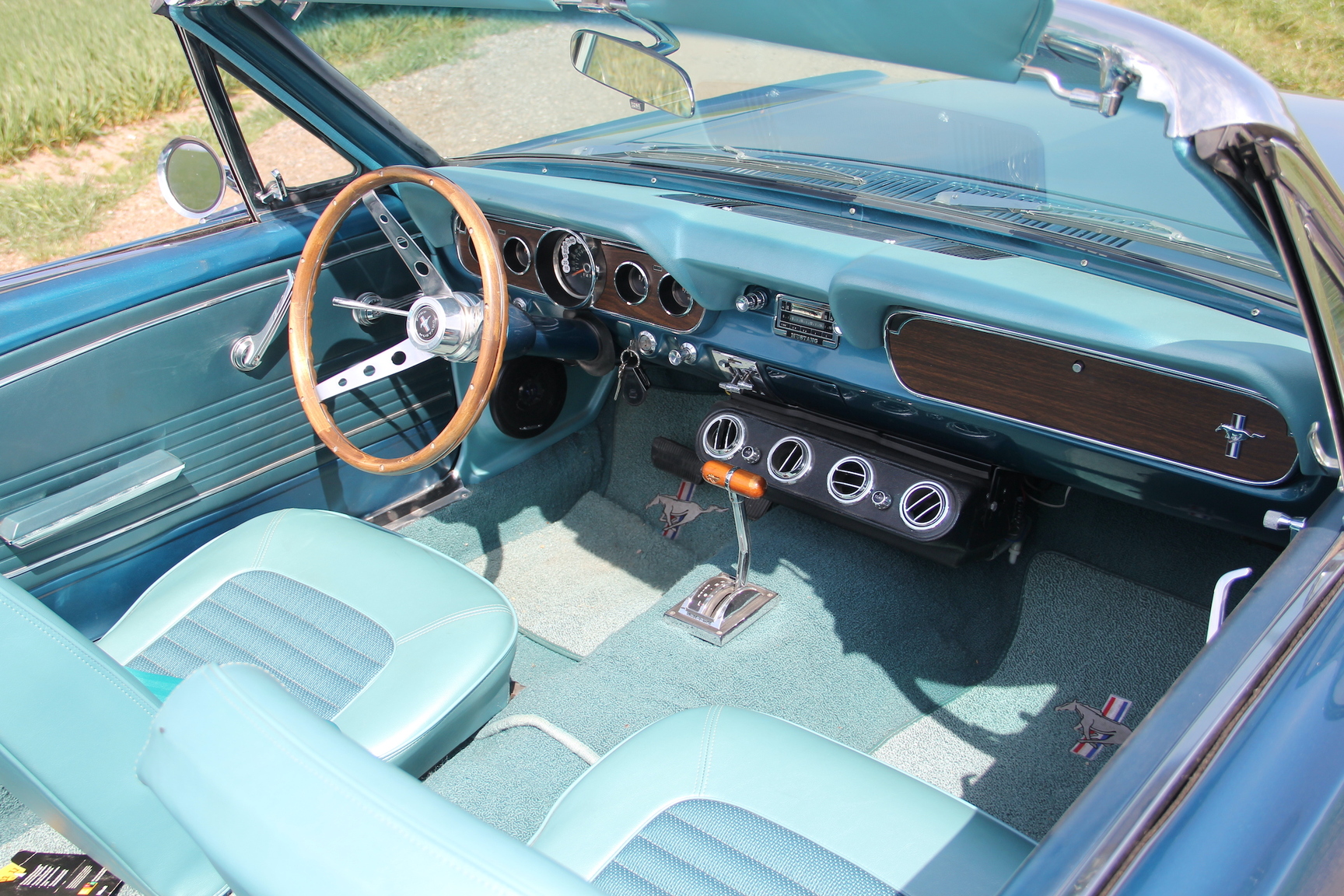 Interiörbild 1966 Ford Mustang 289 Cabriolet (53)