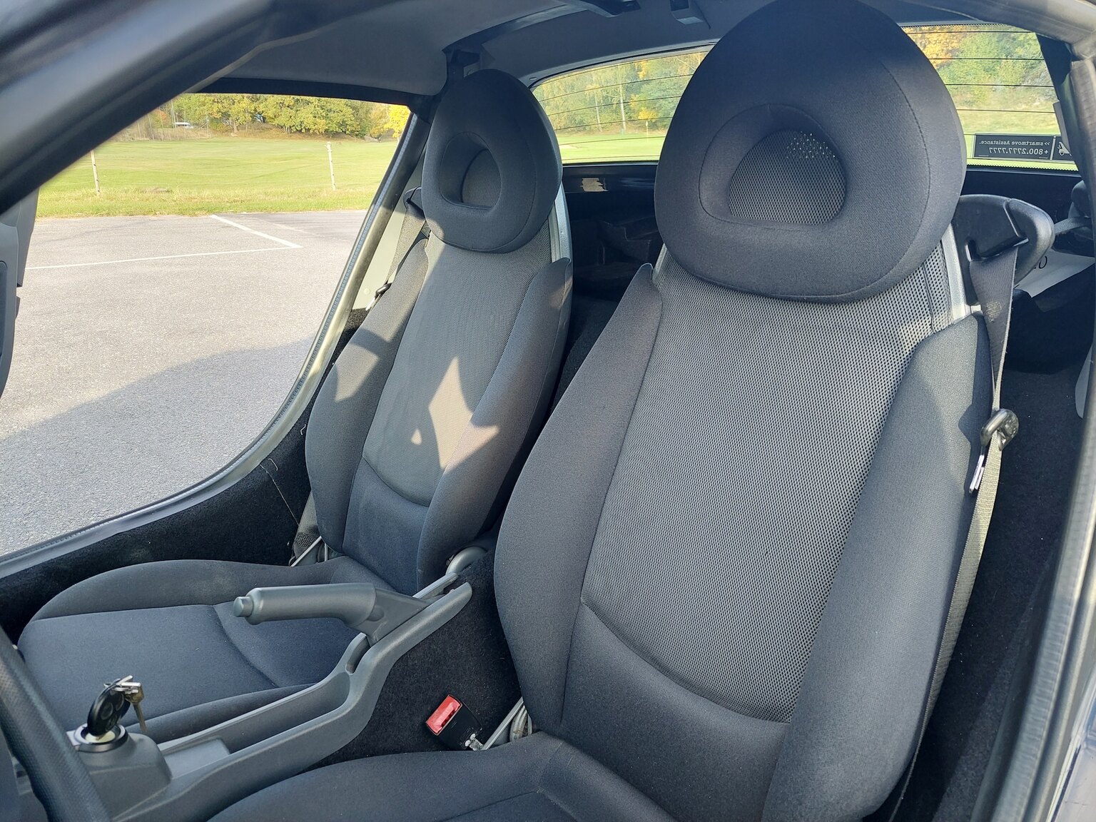 Interiörbild 2004 Smart Roadster