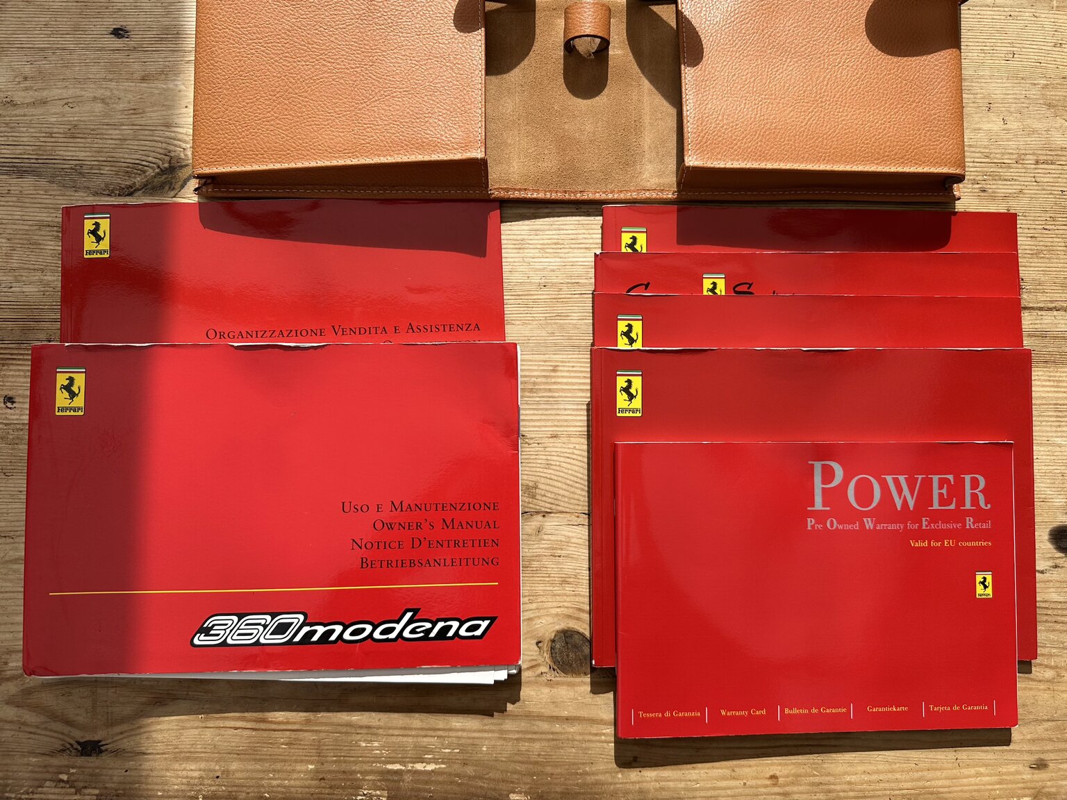 Documentation for 2001 Ferrari 360 Modena V8 Manual (3)