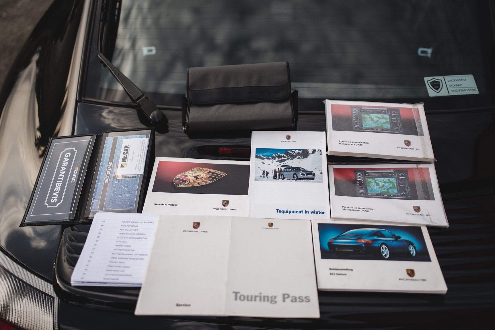 Dokumentation för 1998 Porsche 996 Carrera 