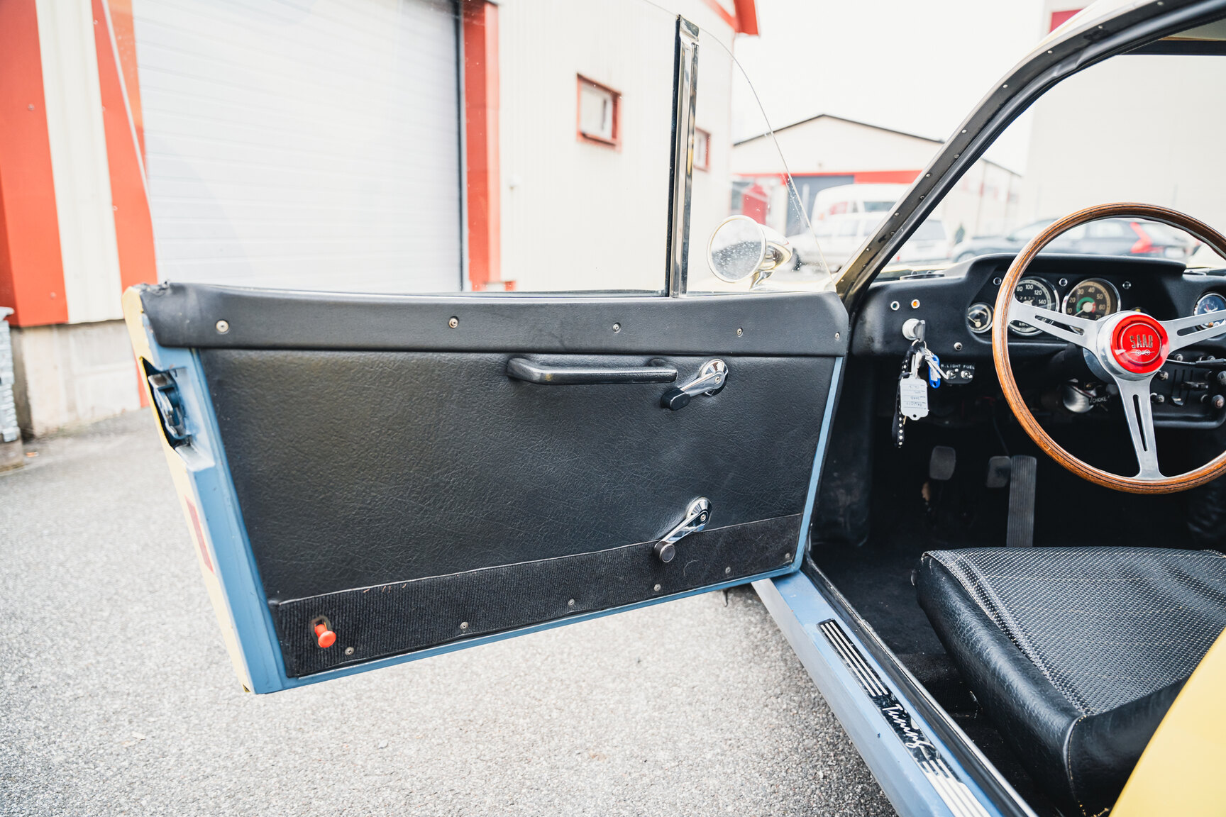 Interiörbild 1969 Saab Sonett II